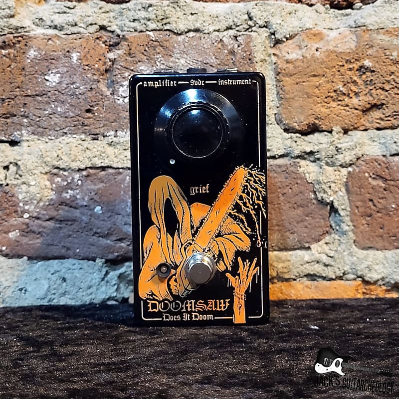 Does It Doom DOOMSAW Distortion Pedal (Orange) Reverb