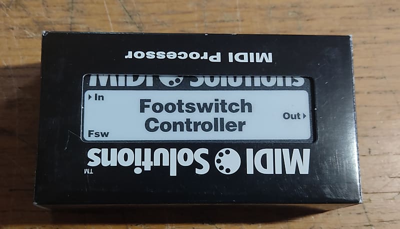 Midi Solutions Footswitch To Midi Controller Reverb