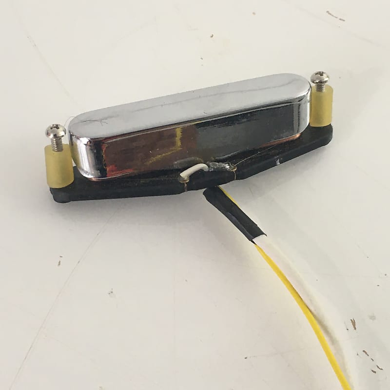 Vintage Genuine Fender Standard Telecaster Neck Pickup Natural Relic 1990s Chrome Cover image 1