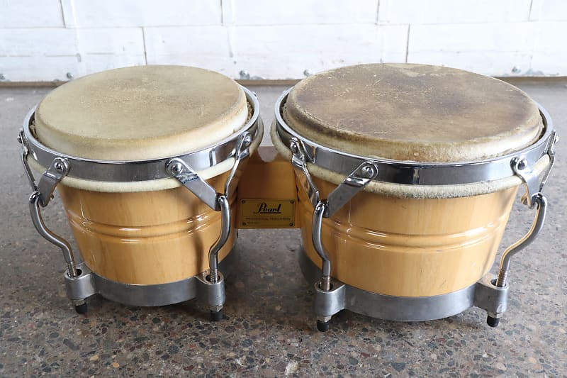 Pearl ボンゴ 　Professional Percussion Pearl Professional Percussion Solid Oak Bongo Drums | Reverb
