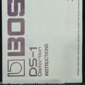 Boss DS-1 Distortion 1979 Japan s/n 7900, with Toshiba