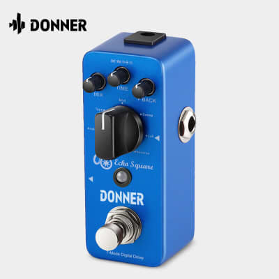 Donner 7 Modes Delay Effects Guitar Pedal Digital Analog Tape Mod Sweep Reverse Free Shipping image 8