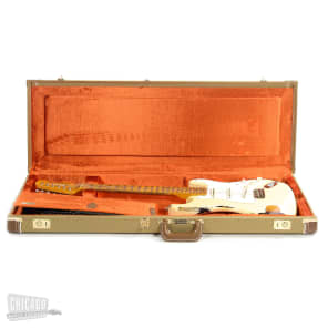 Fender Custom Shop 1957 Stratocaster Heavy Relic Aged Vintage White Over 2-Color Sunburst (Serial #82425) image 9