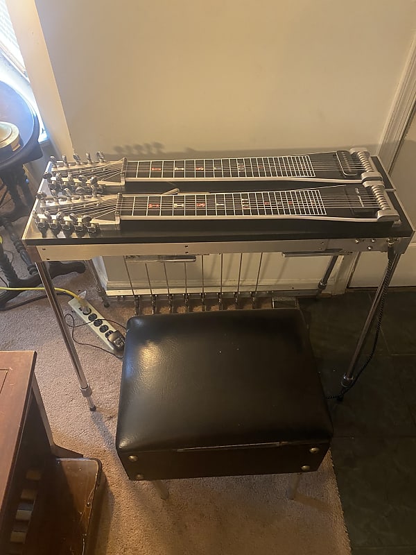 MSA Classic 1970s Double Neck Pedal Steel Guitar Reverb