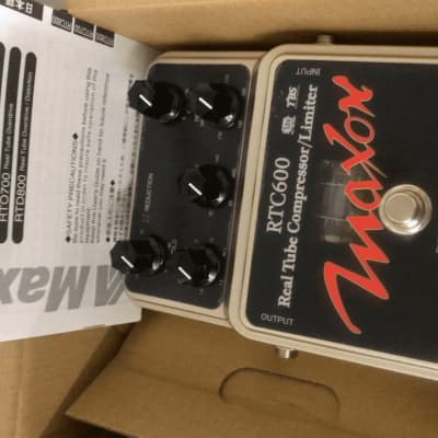 Reverb.com listing, price, conditions, and images for maxon-rtc600-real-tube-compressor-limiter