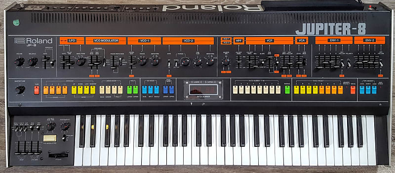 Roland Jupiter-8 61-Key Synthesizer with MIDI installed image 1