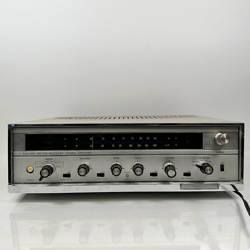Vintage Sansui Tube Stereo Amp AM/FM Multiplex SAX-200  			