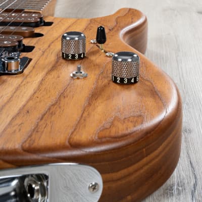 Charvel USA Guthrie Govan Signature HSH Caramelized Ash Guitar, Roasted Maple image 6