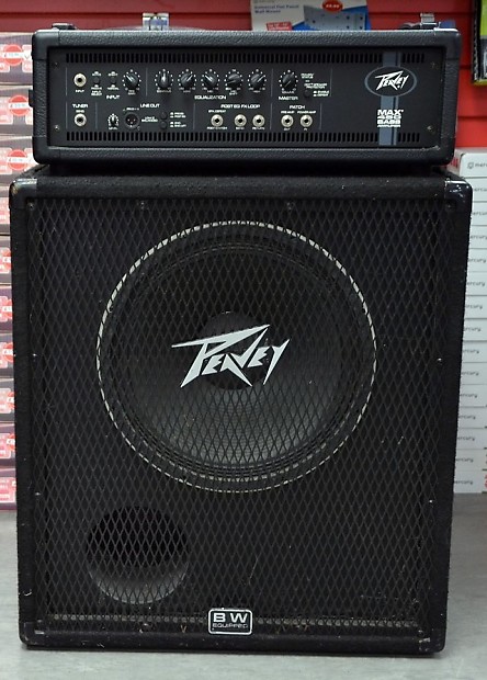 【最終値下げ】Peavey BX115 BW ベースキャビネット 動作良好 Peavey 115-BW Black Widow Bass Cabinet with Cover - Great Sound!