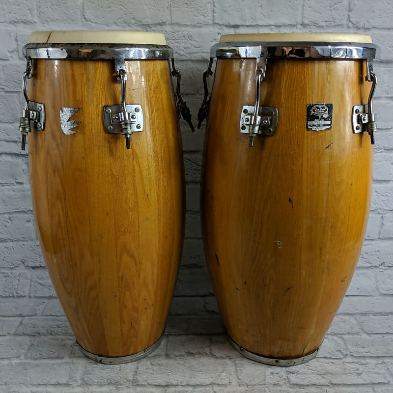 Gon Bops Fiesta Conga Set With Dual Conga Stand | Musician's Friend