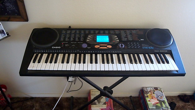 Casio CTK-541 Digital Keyboard W/ Power Supply and Stand | Reverb