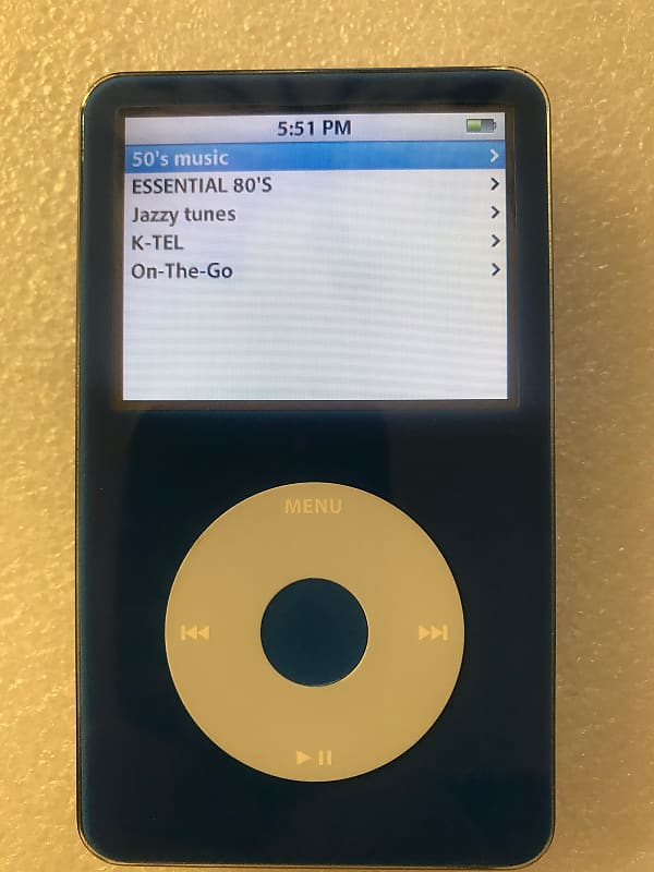 Apple iPod CLASSIC 60GB 5th Gen video A1136 2005 - Blue NEW