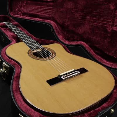 Guild GN-5NAT Classical Nylon Acoustic / Electric Solid Wood Cedar/Rosewood Guitar w/ OHSC image 2