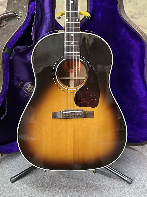 1995 Gibson J-45 Banner Logo 100th Anniversary - Sunburst | Reverb