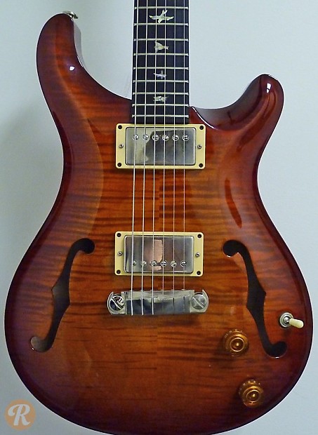 PRS McCarty Hollowbody II with Birds and 10 Top Sunburst 1999 image 1