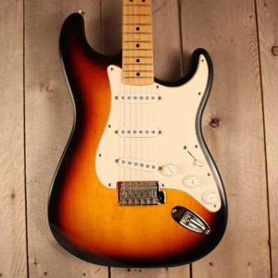 Fender Standard Stratocaster (MIM) 3 color sunburst guitar 2002 image 1