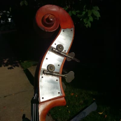 Kay 5 String-3/4 Upright Bass, Bass Fiddle, Double  Bass-Shop Setup-w/Ultralite Case and Bow image 9