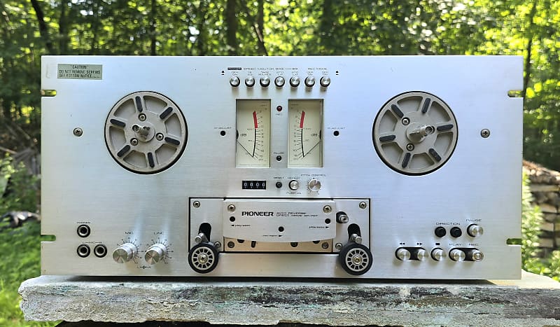 Pioneer RT-707 Open Reel Tape Deck, Pro Serviced, Refinished, Video  			