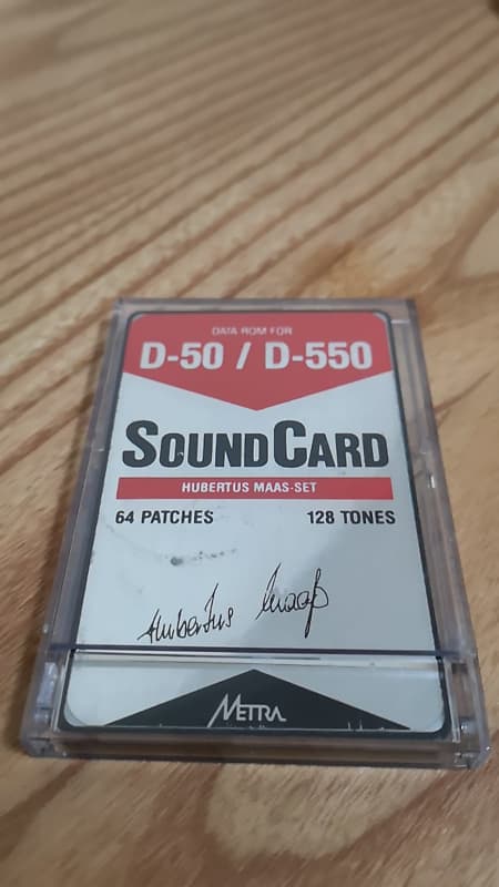 Roland D50 D550 Sound Bank - Card | Hubertus Maas - Set | 64 new patches 128 Tones - METRA SOUND ROM image 1