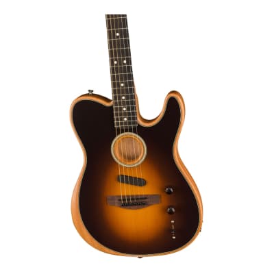 Fender Acoustasonic Player Telecaster 6-String Acoustic Guitar (Right-Hand, Shadow Burst) image 2