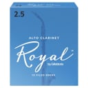 Rico Royal RDB1025 Alto Clarinet Reeds, Strength 2.5, Box of 10