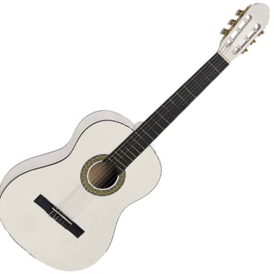 Toledo Primera 4/4 WH guitarra española en color blanco for sale