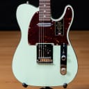 Fender American Ultra Luxe Telecaster - Rosewood, Transparent Surf Green SN US210107201
