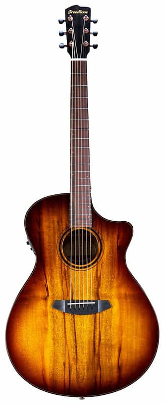 Breedlove Pursuit Exotic S Tiger's Eye Concerto Acoustic Guitar-SN3621 image 1