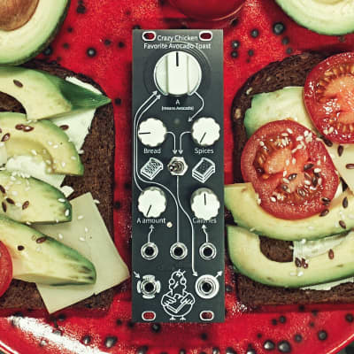 Favorite Avocado Toast by Crazy Chicken - eurorack LP VCF with overdrive image 1