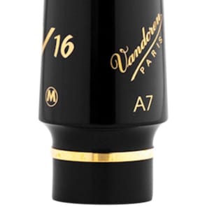 Vandoren SM813M V16 Series A7 Hard Rubber Alto Saxophone Mouthpiece - Medium Chamber