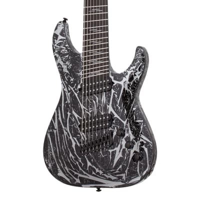 Schecter C-8 Multiscale 8-String Electric Guitar - Silver Mountain image 3
