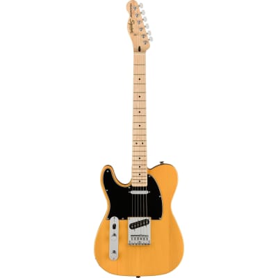 Squier Affinity Telecaster Electric Guitar,  Left-Handed, Butterscotch Blonde image 1