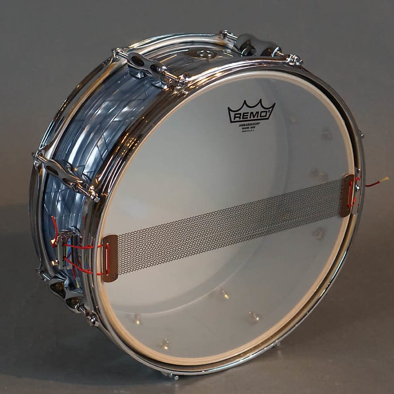 Sakae 14x5.5 Trilogy Series Snare Drum Sky Blue Pearl - Used