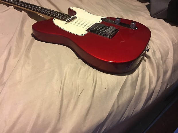 Fender usa telecaster 2012 candy apple top