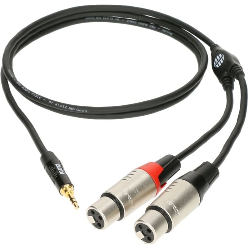 Klotz KY8-300 Y-Cable XLR female 3m - Insert Cable  			