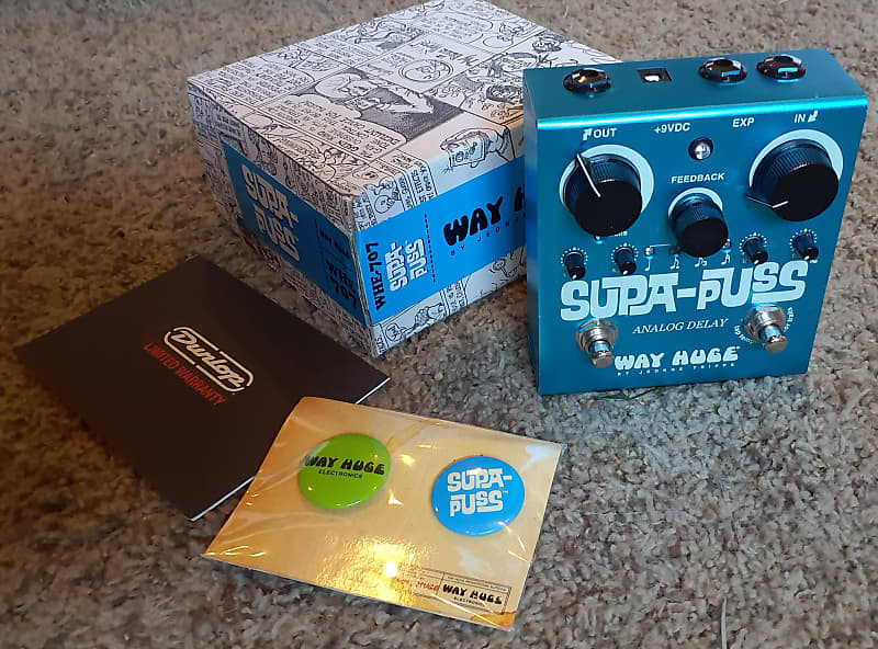 Way Huge WHE707 Supa-Puss Analog Delay 2013 - 2021 - Blue with Box