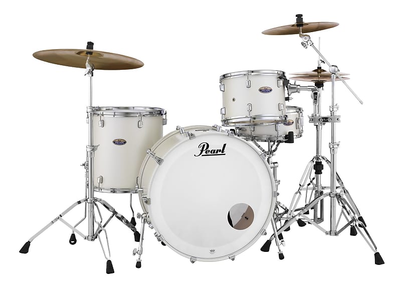 Pearl Decade Maple DMP943XP/C 3-piece Shell Pack - White Satin Pearl  (2-pack) Bundle