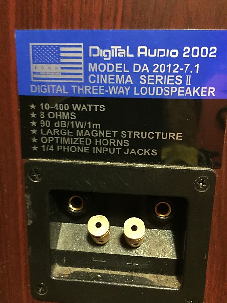 Digital audio Cinema series 2002 Dark Red