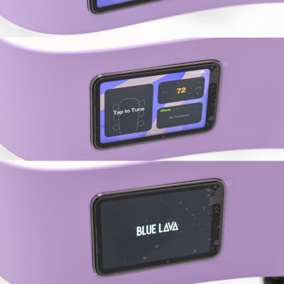 2022 Blue Lava Touch in Coral Pink Acoustic Guitar. image 7