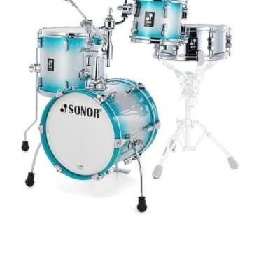 Sonor AQ2 BOP Maple Drum Set | Aqua Silver Burst image 2