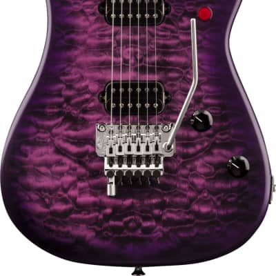 EVH 5150 Deluxe QM Electric Guitar, Satin Purple Daze w/ Quilt Maple Top image 1