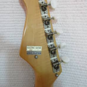 Vintage 1960s Guyatone Red Guitar Time Warp Mint Box Pick Ultra Rare Teisco Japan image 9