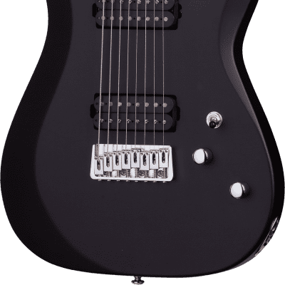 Schecter C-8 Deluxe Satin Black E-Gitarre 8-Saiter image 1