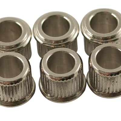 Kluson Adapter bushings, 1/4" Nickel (set of 6) MB65LN US