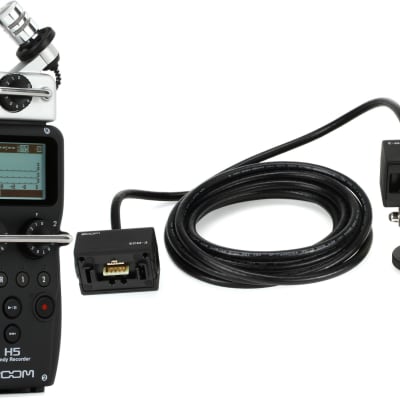Zoom H5 4-channel Handy Recorder  Bundle with Zoom ECM-3 Extension Cable for H8  H6  H5  F8  Q8 - 3 meter image 1
