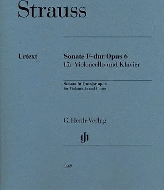 Sonata In F Major Op. 6 For Violoncello Henle Urtext image 1