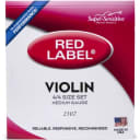 Super Sensitive SS2107 Violin Strings, Red Label 4/4 Medium Set