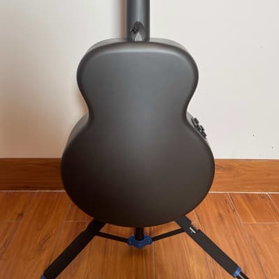 Enya Carbon Fiber Acoustic Electric Guitar X4 Pro Mini with Hard Case image 3