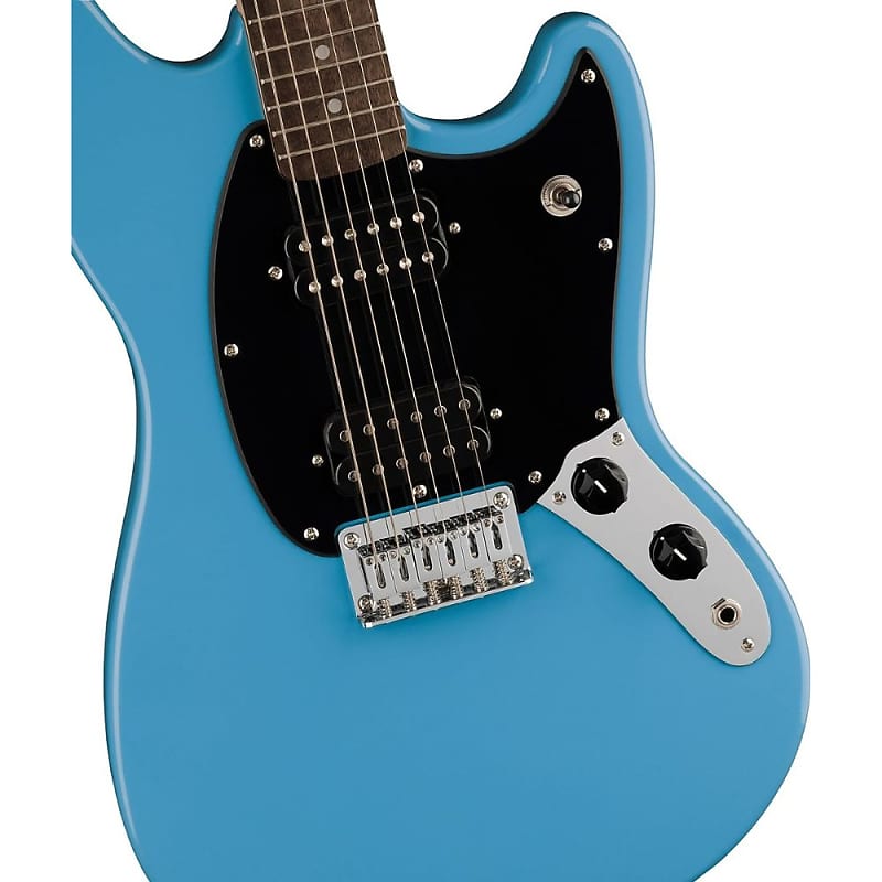Fender Squire Sonic Mustang Electric Guitar, California Blue