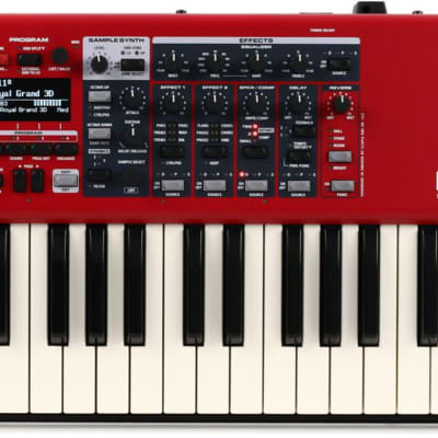 Nord Electro 6D 61 61-key Keyboard  Bundle with On-Stage KS8191 Bullet Nose Keyboard Stand with Lok-Tight Attachment image 1